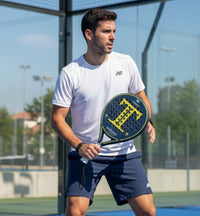 Raquette de padel Techton pour amateur - En fibre de carbone 3K/12K, assurant une durabilité et des performances optimales.