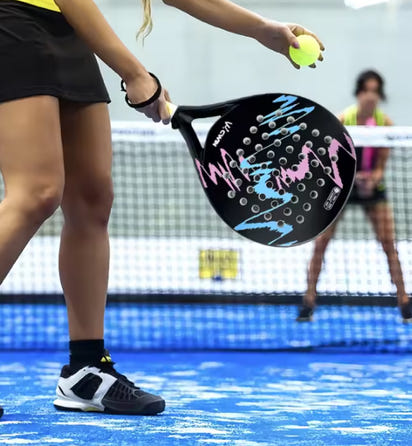 Raquette de padel CAMEWIN - Surface de la raquette MP convient à tous les types de joueurs