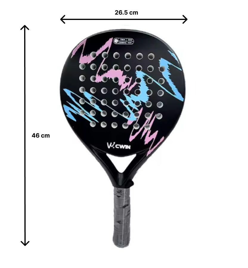 Raquette de padel CAMEWIN - Surface de la raquette MP convient à tous les types de joueurs